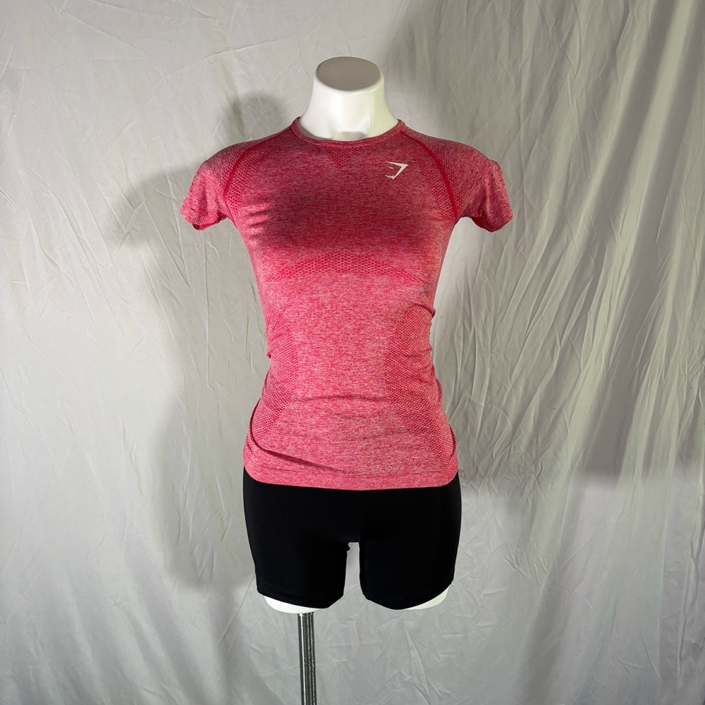 Gymshark Pink Fitted Short Sleeve Tee